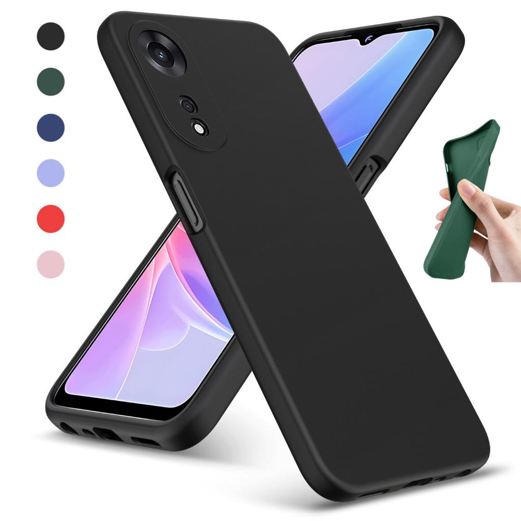 Flexible Liquid Silicone Case For OPPO A79 A18 A38 A58 A78 A98 5G 4G Protective Cover Bumper Fundas Coque Shell Capa