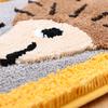 Badezimmerteppich Niedlicher Cartoon Beflockter Teppich Bequem Rutschfest Stark Saugfähig Fußmatte Schlafzimmer Wohnzimmer Teppich
