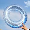 Transparent Glitter Pool Foats Swimming Ring Adult Children Inflatable Pool Tube Giant Float Boys Girl Water Fun Toy Swim Laps