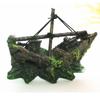 Resin Aquarium Landscape Decoration DIY Wreck Ship Ornament  Background Decor