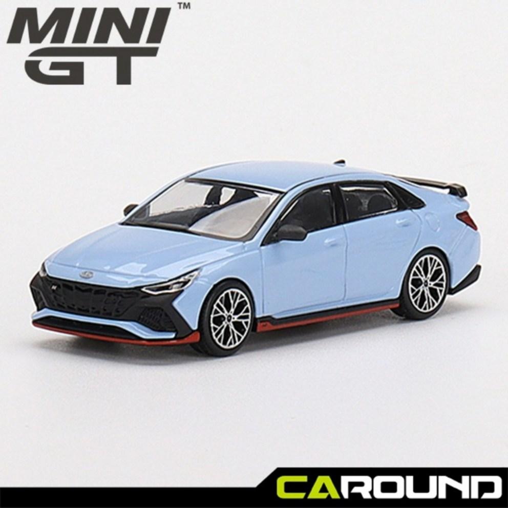 

MINI GT (404) 1:64 Hyundai Elantra N (Avante N) Модель лита під тиском - Performance Blue (ЛГД)