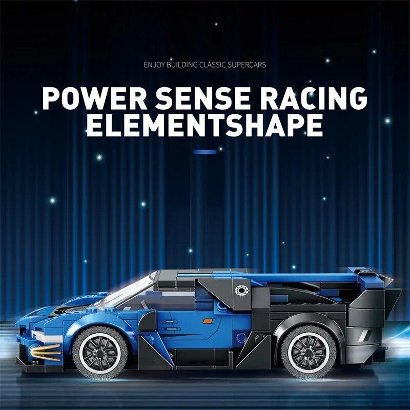 356PCS Supercar Building Blocks Classic Champion Racing Vehicle MOC Models Assemble Bricks Holiday Christmas Gifts For Children