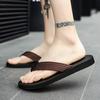 Summer British Flip-flops Men's Korean Slippers Men's Non-slip Clip Drag Beach Shoes Large Size Sandals Tide Foreign Trade