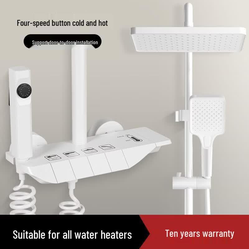 HENGDI Thermostatic Digital Display Pressurized Shower System