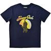 Johnny Cash T-Shirt: Walking Guitar OFFICIAL NEW