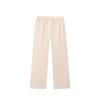 Anta Comfortable Casual Simple Versatile Breathable Straight Leg Knitted Sports Pants Women bottoms Nude-Khaki 962527313-1