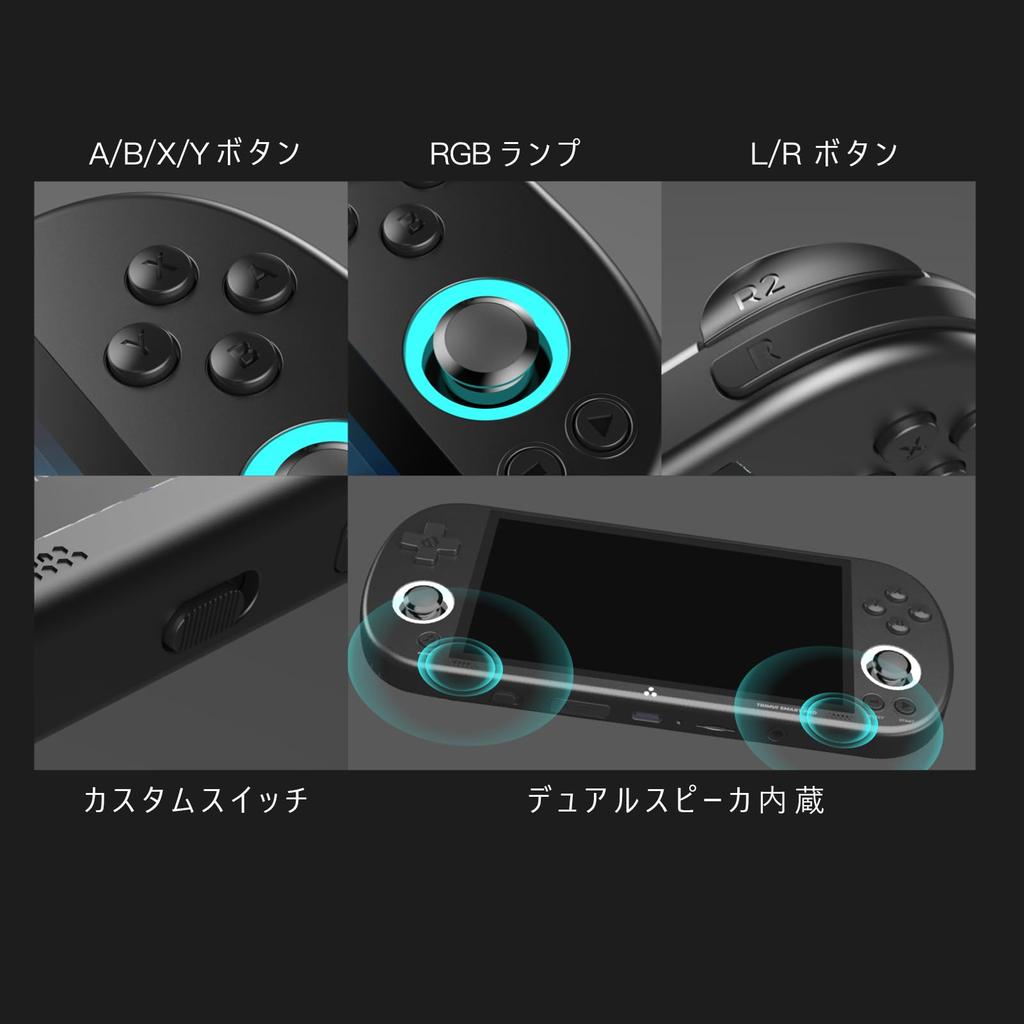 Trimui Smart Pro Handheld Game Console OpenSource Linux IPS 64GB Black A133plus, System, 4.96-inch Screen, 1280720 Resolution, 5000mAh, RAM,