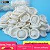 Disposable Beige Latex Finger Cots - Powder-Free, Anti-Static for Beauty & Tattoo Use