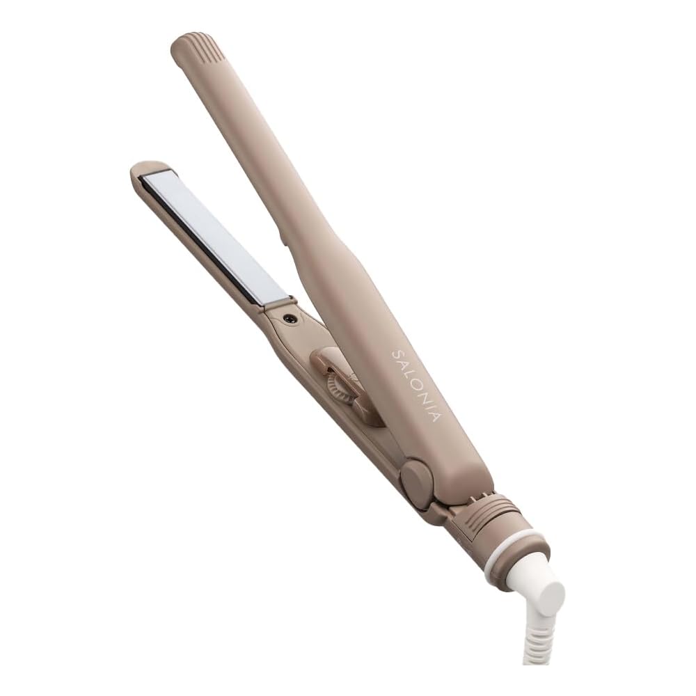 Salonia SL-004SBE 15mm Hair Straightener Beige International Compatibility Hair Tool