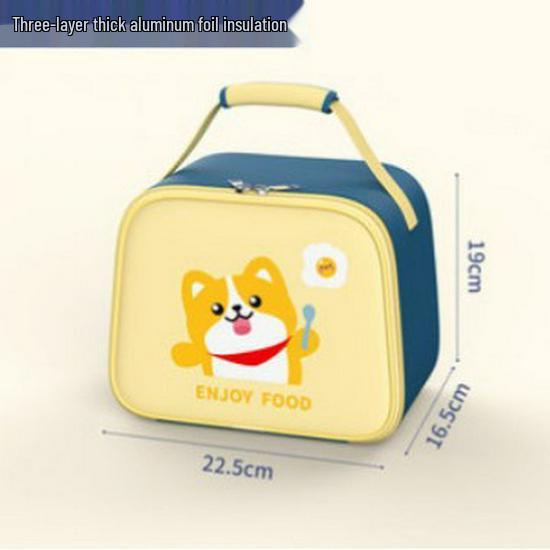 Aluminum Foil Insulated Lunch Bag - Waterproof, Portable Meal Tote for Work or School