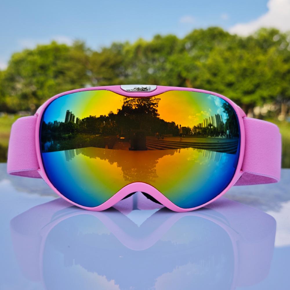 

Ski goggles with double-layer anti-fog protection, children s ski goggles, outdoor sports glasses, high-definition mountaineering goggles XJ-ET-FE