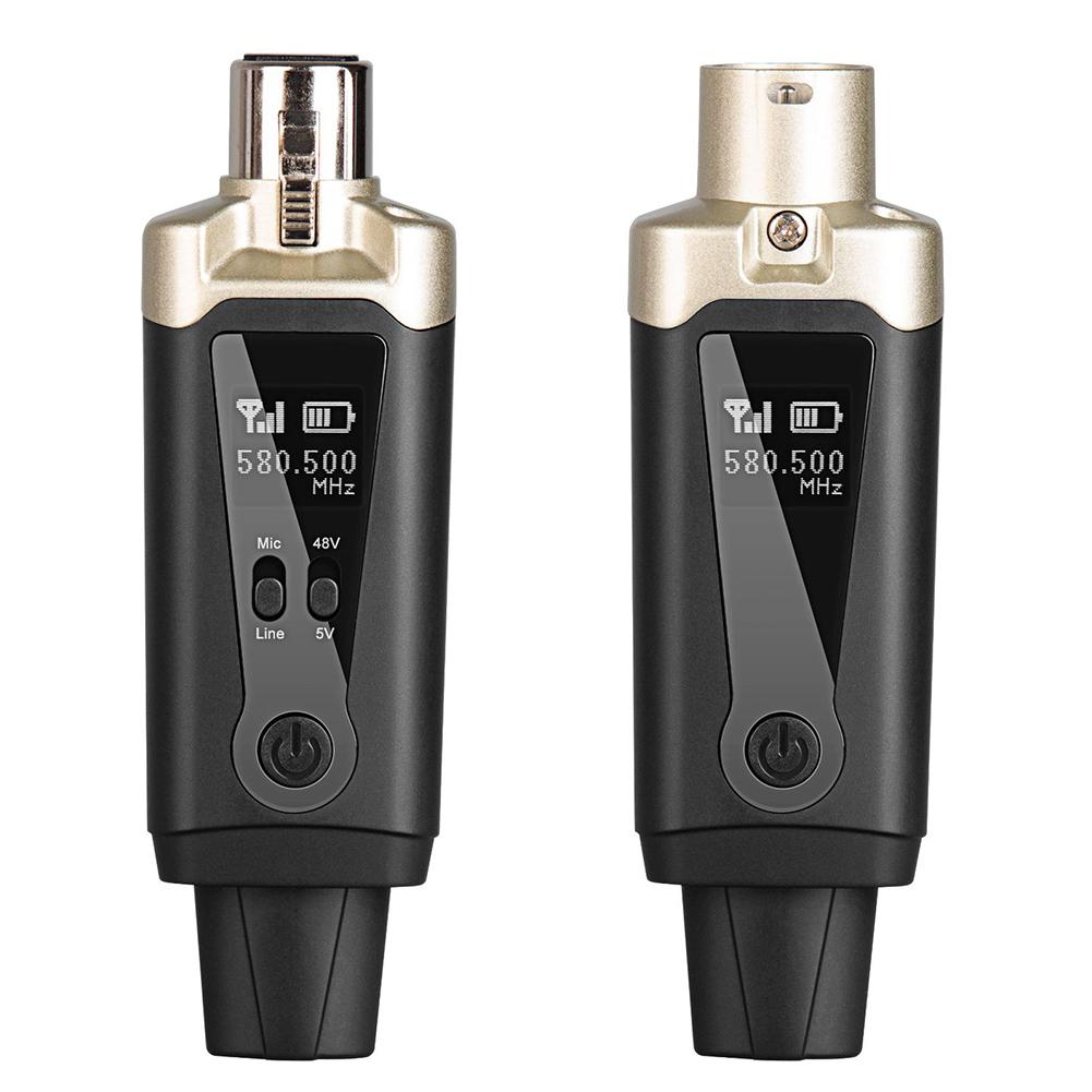 

UHF Microphone Wireless Transmitter Receiver 500-980MHz for Musical Instrument #