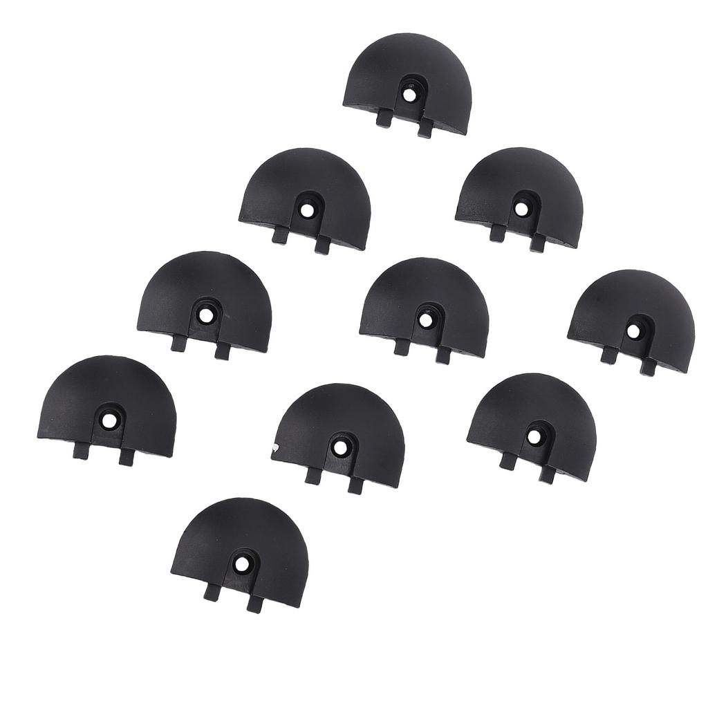 10PCS Angled L Track Rail End Caps Eliminates Incisive Edges for Truck Bed Trailer Cargo Control Pickup RV ATV