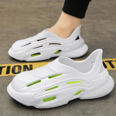 Couple's Summer Soft Ultra-clear Flat Sole Soft EVA Casual Beach Men's Fashion Large-sized Sandals
