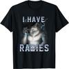 Ich habe Tollwut Ungezügelter Werwolf Meme Lustiges Sigma Alpha Wolf T-Shirt