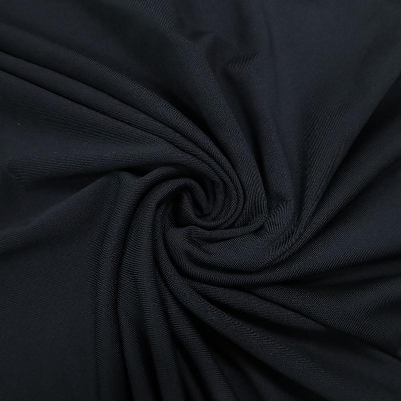 GMXIA Dámská móda Jaro Podzim Jednobarevný potisk Neformální šaty s dlouhým rukávem do O s výstřihem