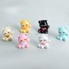 10Pcs Cartoon Cat Animal Miniatures Mini Figurine Resin Ornaments Fairy Garden Decoration Micro Landscape