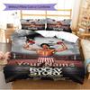 Name Custom Rocky Balboa Pattern Bedding Set Quilt Cover Pillowcase Home Decor Gift (1 * Duvet Cover + 2 * Pillowcase, Without Core)