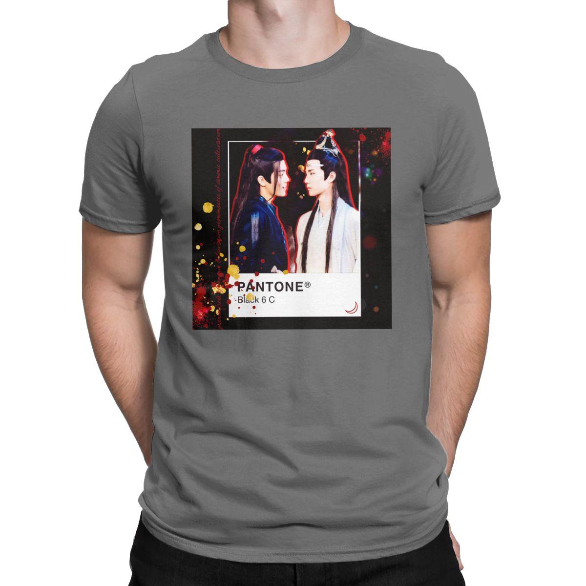 The Untamed T Shirt Men S Vintage T Shirts O Neck Lan Wangji Wei Wuxian Wangxian XL
