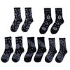 Female Street Cotton Sports Middle Tube Socks Women Hosiery Paisley Flower Socks Korean Style Socks