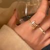 Ring Sophisticated Copper In Unique Geometric Form Ideal For Stylish Accessories Womens