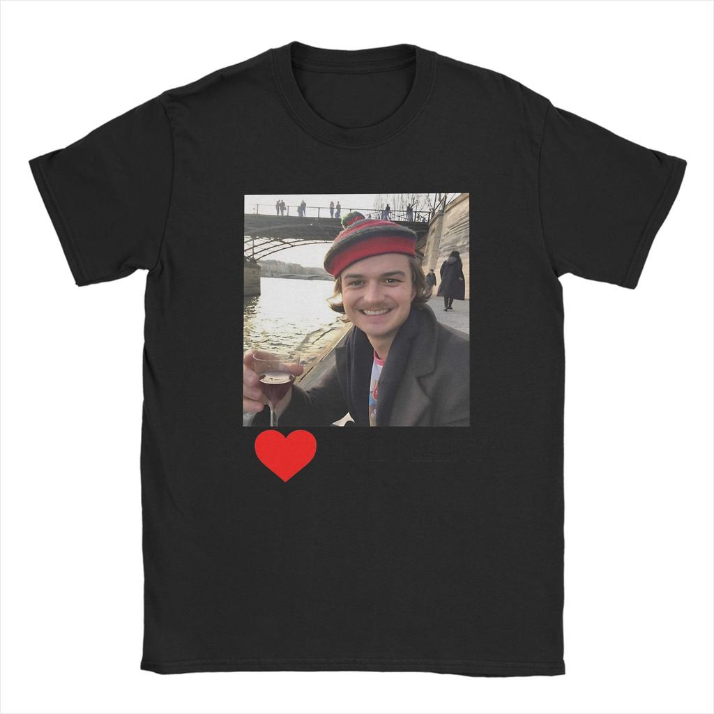 I  Joe Keery  Unisex T Shirt Djo Crazy Tee Shirt Short Sleeve Round Neck TShirts Pure Cotton Graphic Printed Tops