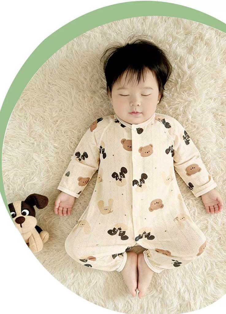 Summer Newborn Bamboo Jumpsuit - Thin, Long Sleeve Pajamas Romper