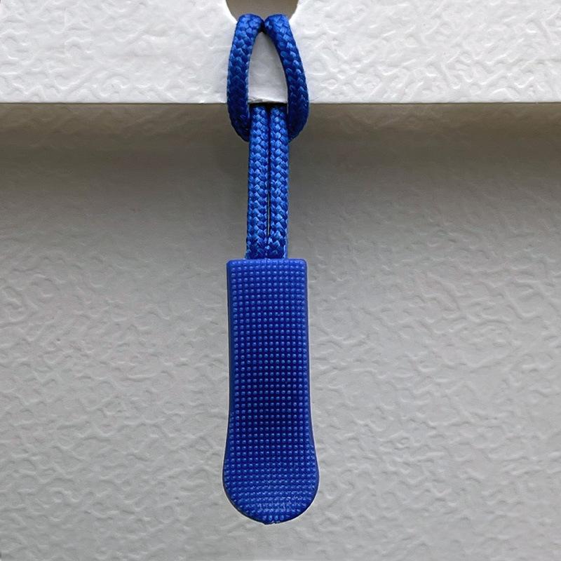 Available: Black Detachable Zipper Pull Lanyard with Silicone Rope.