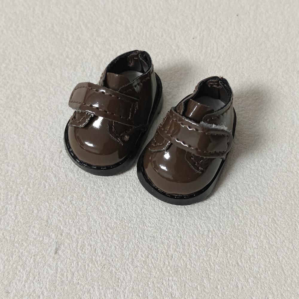 with Stickers Leather Shoes 3.8cm Length Shoes Outfit Accessories For 15/17cm Doll Decoration