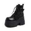 European Martin Boots This Year, Women's Four-season Velvet Thick-soled 2025 New Small Height-increasing and Short Boots