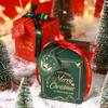 Christmas Apple Box Square Red Green Blue Xmas Eve Gift Packaging Box Dessert Fruit Candy Box for Home New Year Party Supplies
