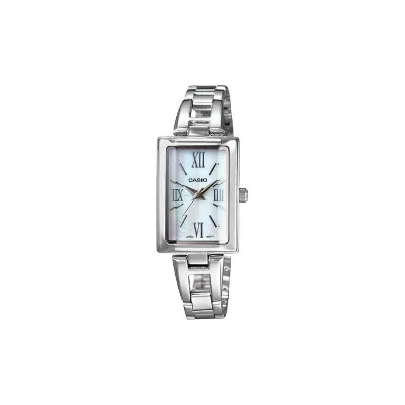 Casio STANDARD series stainless steel case silver strap 50 meters waterproof quartz movement quartz movement stainless steel strap LTP-1341D-7A серебряный