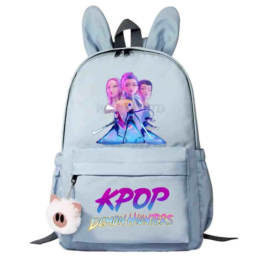 Large Capacity Schoolbag with Shoulder Strap; Student Three-piece Pencil Case Set