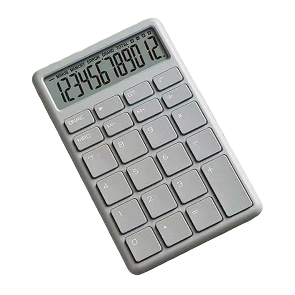Chocolate-Shaped Solid Color Portable Calculator Financial Accounting Calculator Student Office Stationery Supplies
