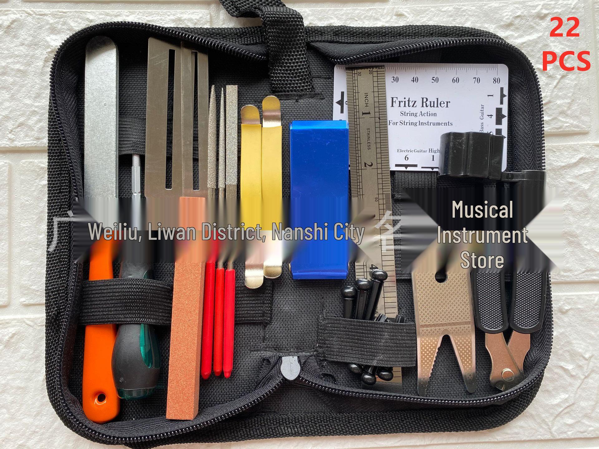 Набор из 22 инструментов для ремонта гитары - Аксессуары для музыкальных инструментов