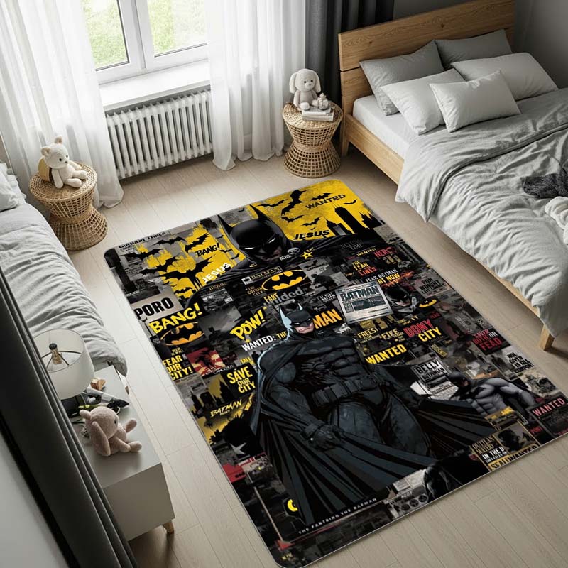 Batman: The Dark Knight Carpet,Bedroom Rug, Doormat,Living Room Rug, Bedside Carpet, Computer Chair Mat, Christmas Gift.