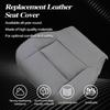 SecosAutoparts Driver or Passenger Side Bottom Leather Seat Cover Dark Ash Gray Compatible with Chevy Silverado 1500 2500HD 3500HD LT LS LTZ Z71