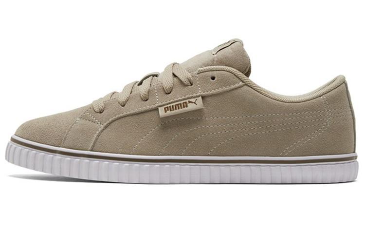 PUMA Ever Lopro Sd Повседневные скейтбордические кроссовки Унисекс Серый Зеленый 387615-03 36