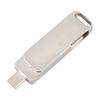 Metal U Disk 2 In 1 Rotatable 64GB Type C Dual Port Metal USB Flash Drive for U Disk Android