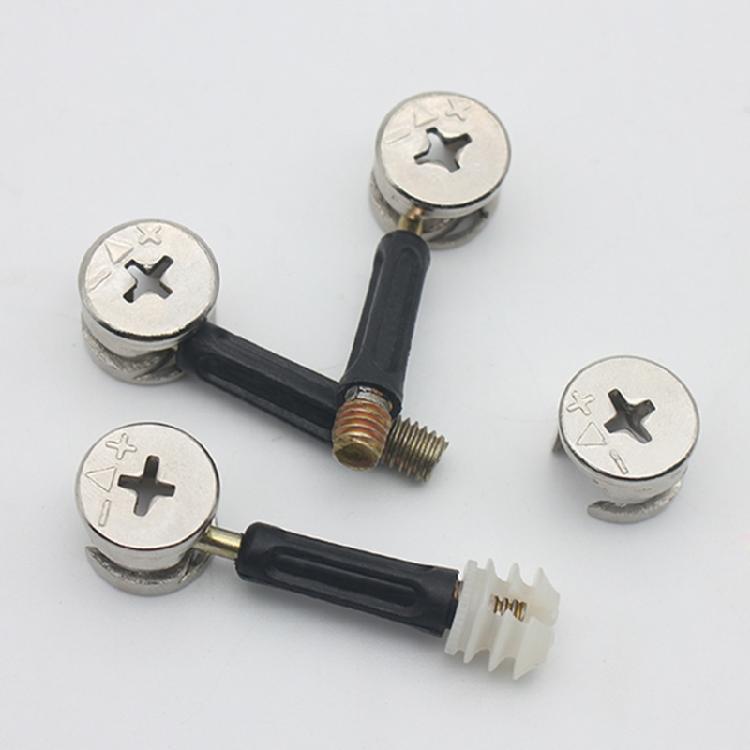 Innovative Eccentric Wheel Fixer Connectors Enhances Stability and Easy Maintenance in Home Furniture 20PCS