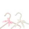 Children Home Plastic Simulated Pearl Clothes Peg Hanging Rack Organizer Pet Hanger Clothes Hanger