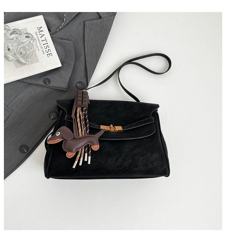 Fashionable Commuter Large Capacity Women's Shoulder Crossbody Bag Briefcase