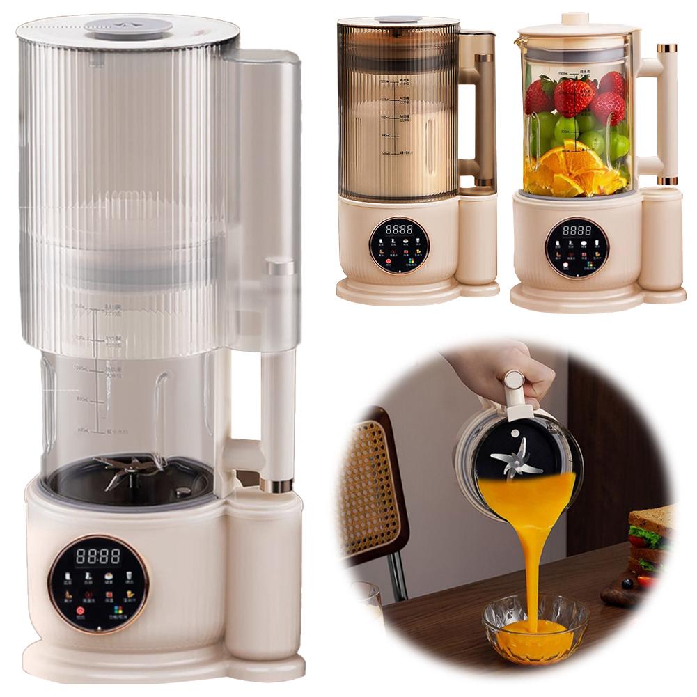 

1500ml Household Soy Milk Machine Automatic Heating Supplementary Food Machine Electric Wall Breaking Machine Soybean Milk Maker UK белый