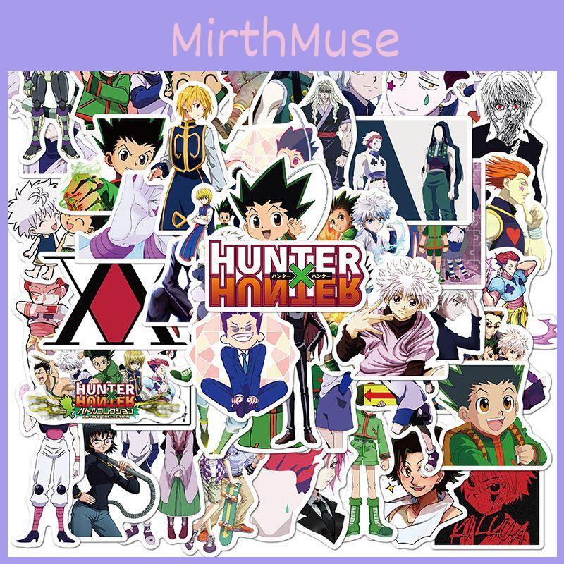 Vibrant 50pcs Hunter X Hunter Anime Stickers For Laptops And Skateboards
