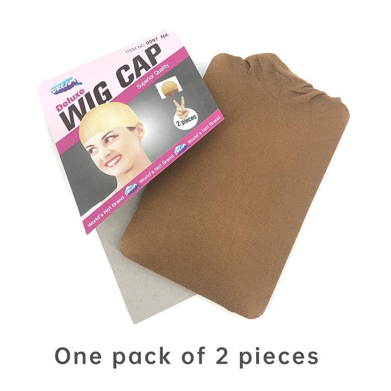 6Pieces (3Packs) Wig Cap Fashion Stretchable Navel Hair Net 2Pcs/Pack Stocking Wig Caps Free Size Nylon Mesh Wave Cap