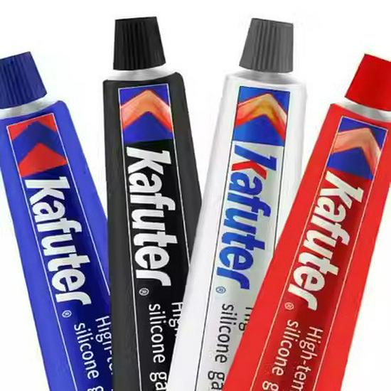 KRAFT Black Silicone Engine Sealant K-586 Waterproof, Oil & High-Temperature Resistant Automotive Glue Black Glue 85g 280°C