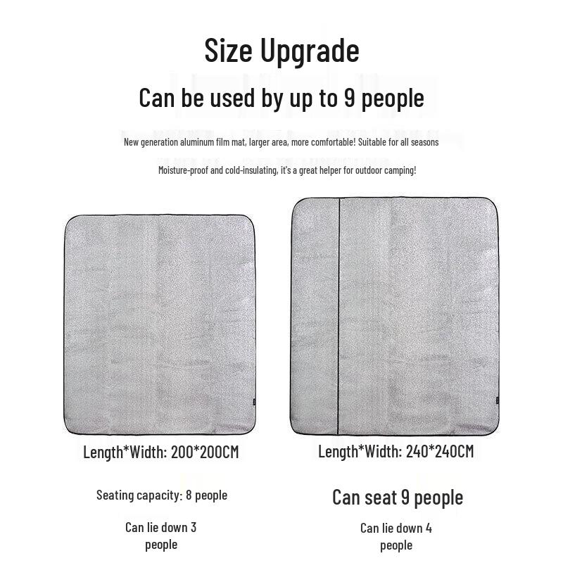 

Pelliot 2.4M Moisture-Proof Double-Sided Aluminum Mat One Size