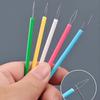 4pcs Set of Colorful Plastic Threaders - Cylindrical Threading Tools, DIY Sewing Accessories, Convenient Needle and Thread Threader, Suitable for Bead
