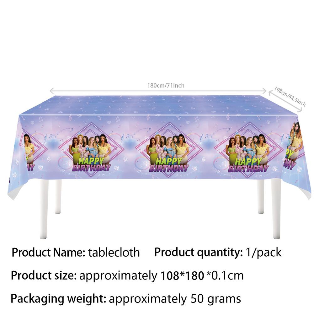 K&Katseye Birthday Party Supplies For Kpop Decor Girl Fans Plate Cup Napkin Topper Balloon Party Decoration Baby Shower Gift