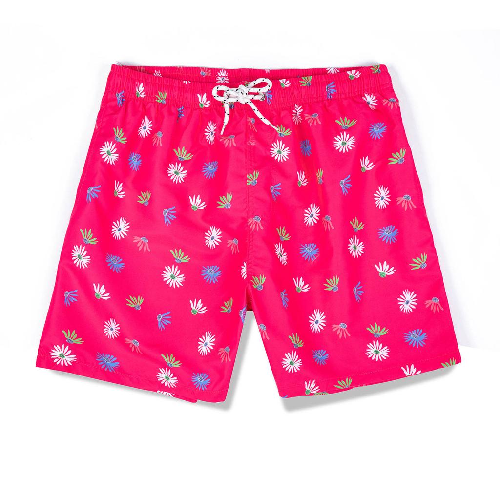 Herren lässige bedruckte Badeshorts für den Sommer, bequem für den Alltag